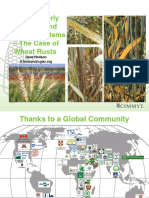 Disease Early Warning and Advisory Systems - The Case of Wheat Rusts