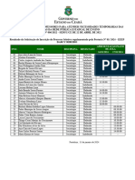 Resultado Inscrição Temporários Portaria01.2024