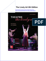 Theatre The Lively Art 9th Edition