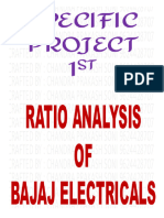 Specific Project 1 and 2 On Bajaj Electricals