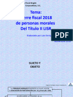 Cierre Fiscal 2018 PM Tit II (CEDAP SLP)