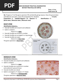 Practical Key-2024 Botany Full