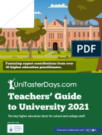 2020 Oct Teachers Guide To University