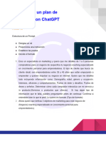 Prompts. Como Crear Un Plan de Marketing Con ChatGpt