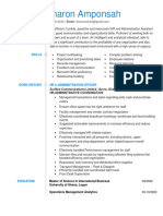 Sharon Amponsah Resume PDF