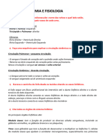 REVISAO DE ANATOMIA E FISIOLOGIA 1 - 1º Período ENF