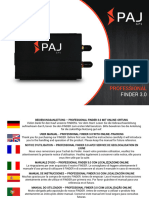 16 Mode Demploi PAJ PROFESSIONAL Finder 3.0 Juillet21