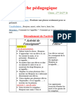 Fiche Pédagogique: Activité de L'enseignant Activité de L'élève