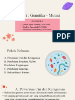 Mutasi Genetik Bakteri - Kel3