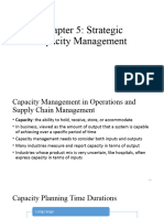 Strategic Capacity Planning