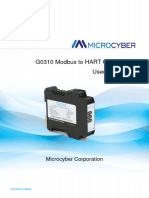 Manual-G0310 Modbus To HART Converter