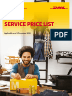 PL Parcel Standard Price List 112020