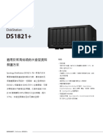 Synology DS1821+ Data Sheet CHT