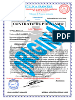 Contrat de Pret PDF