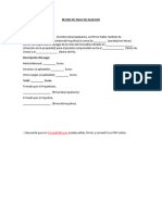 Modelo de Recibo de Pago de La Renta Del Alquiler en PDF Online