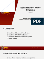 Equilibrium of Force Systems