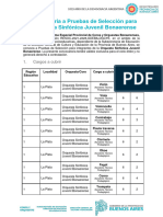 Pruebas Selección 2024 - Orquesta Sinfónica Juvenil Bonaerense