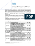 Intreruperi Programate in Zona Dobrogea 13.04.2020 - 19.04.2020