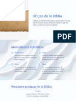 Origen de La Biblia