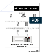 Machines À Laver Industrielles: Manuel de Programmation Graphitronic