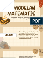 Pemodel Matematis Waterbeads