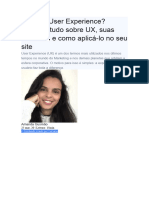 O Que É User Experience