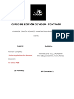 CURSO DE EDICIÓN DE VIDEO - CONTRATO Con Fecha: 10/11/2023 Entre