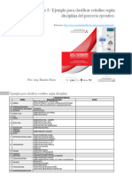 3 de 5 - Ejemplo para Clasificar Estudios Según Disciplina Del Proyecto Ejecutivo