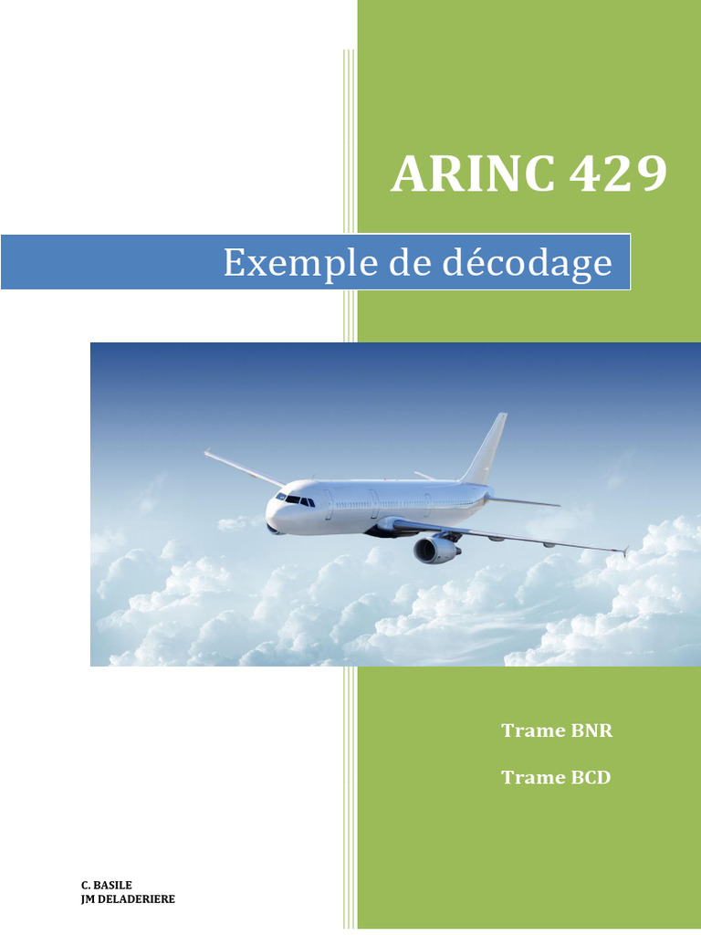 Décodage ARINC 429 : BNR et BCD | PDF | Décimal codé binaire | Bit