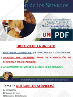 Gestion de Los SERVICIO Unidad I