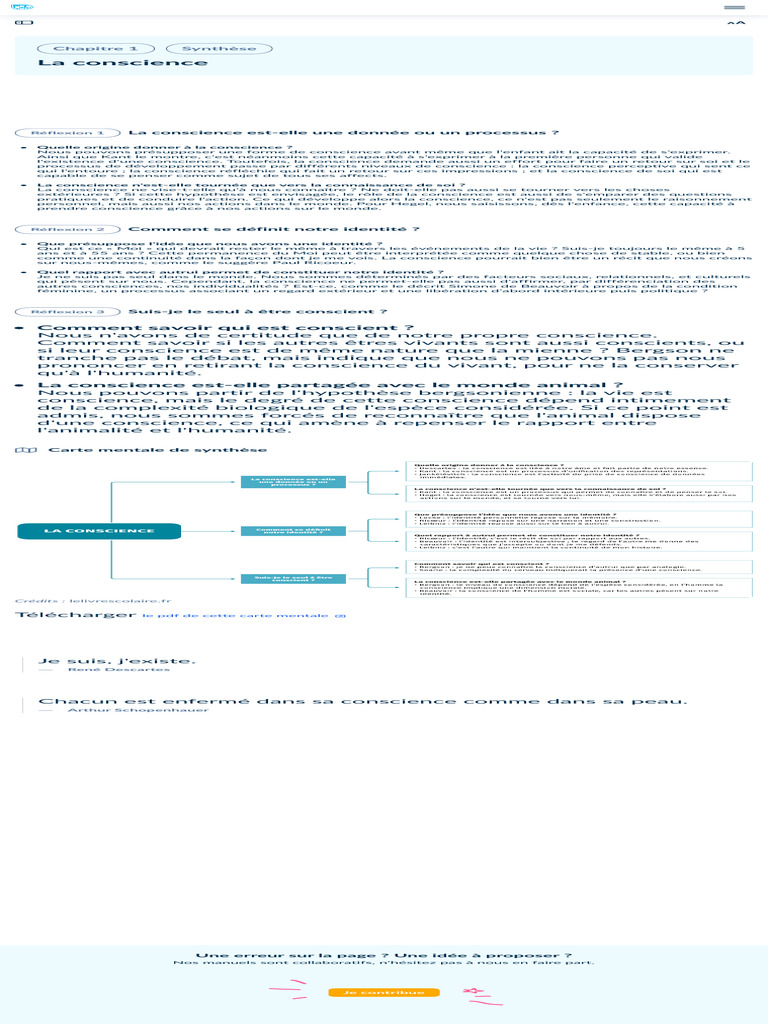 Exploration de la Conscience | PDF