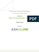 Downtown Sunnyvale TX Final Report 10-19-2021