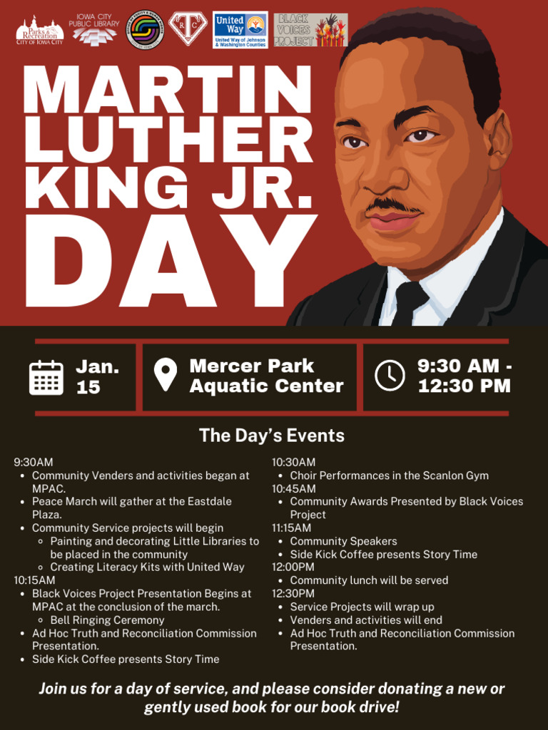 MLK Day 2024 With Schedule PDF