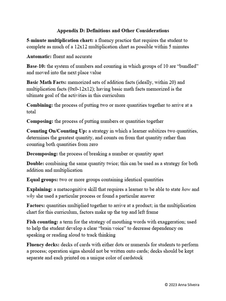 Appendix d definitions and other considerations pdf metacognition
