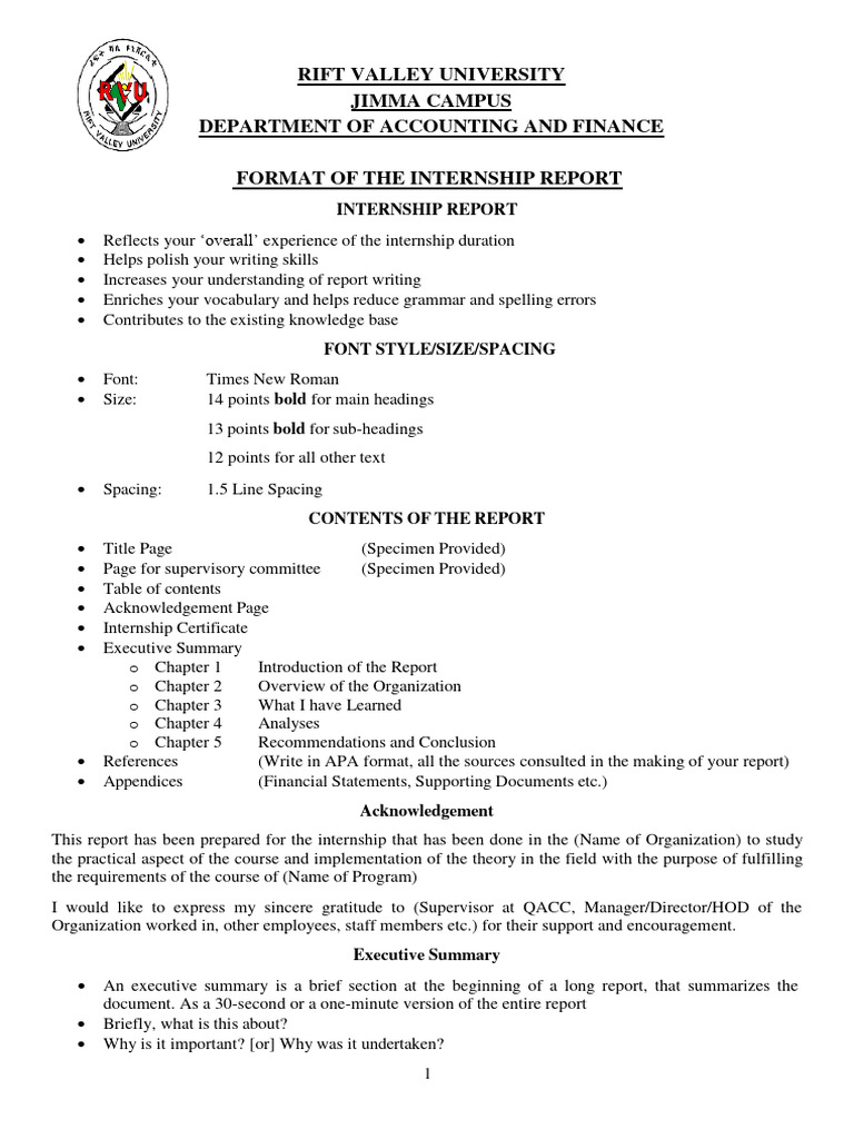 internship-report-form-pdf-swot-analysis-learning