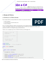 Introducción A C#, Por Nacho Cabanes - Tema 7 - Manejo de Ficheros