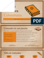 Colombian Literature Thesis by Slidesgo