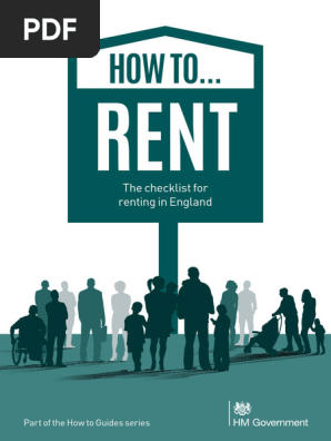 How to Rent - The Checklist for Renting in England
