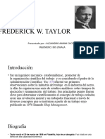 Presentación FREDERICK W. TAYLOR 