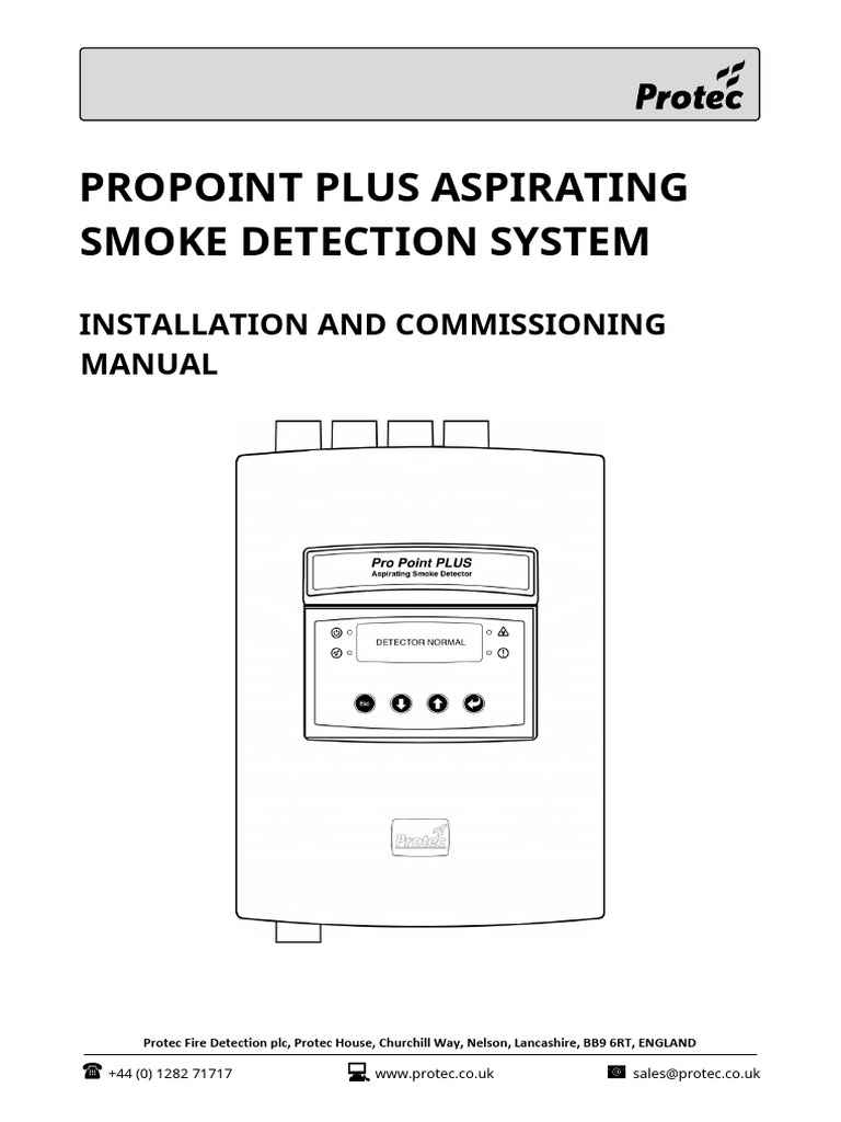ProPoint Plus Smoke Detection Manual | PDF | Power Supply ...