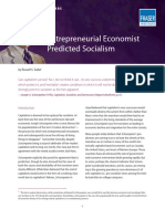 Entrepreneurial Economist Predicted Socialism