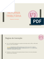 Reforma Tributária - Regras de Transição - Prof. Alexandre Nishioka