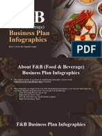 F&B (Food & Beverage) Business Plan Infographics by Slidesgo