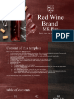 Red Wine Brand MK Plan by Slidesgo