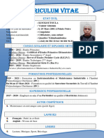 Emploi - CG CV Vouloir Ghislain Koukoutoula 0