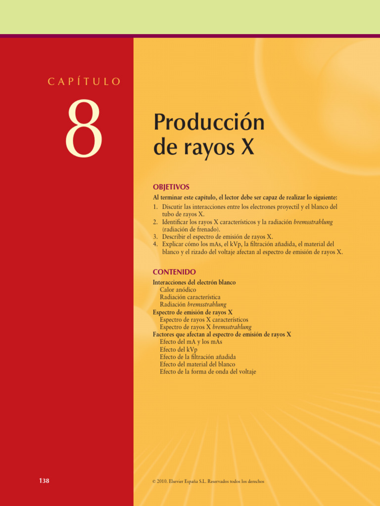 Produccion de Rayos x 8 | PDF | Rayo X | Electrón