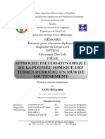 Approche Pseudo-dynamique de La Poussee Sismique Des Terres _unlocked