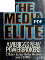 The Media Elite - S. Robert Lichter Stanley Rothman Linda S. Lichter - Hardcover, 1986 - Adler & Adler Publishers - 9780917561115 - Anna's Archive