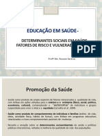 Educação em Saúde e DSS