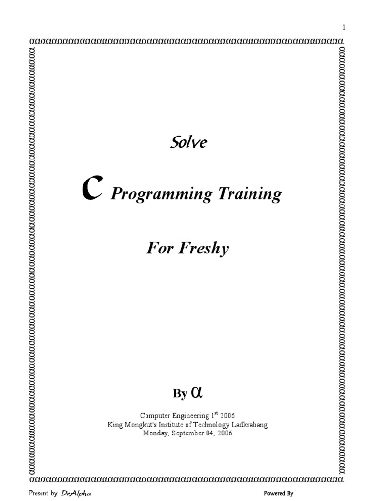 C Programming Exercises for Beginners | PDF